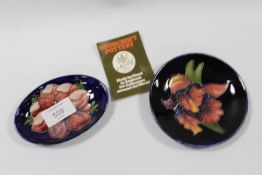 TWO MOORCROFT PIN DISHES