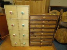 TWO MULTI DRAWER CHESTS (2)