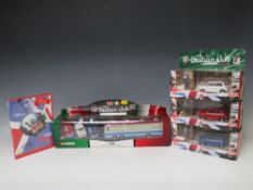 BOXED CORGI 'ITALIAN JOB' MINI ITEMS, to include Bedford coach and mini set 36502 and 3 x Mini /