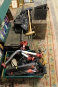 A SELECTION OF TOOLS, TOOL BOXES AND CONTENTS