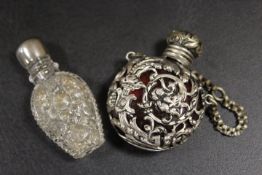 TWO VINTAGE SCENT BOTTLES