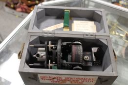 A CASED ASTRO COMPASS MARK 2 REF 6A/11740