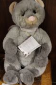 CHARLIE BEAR WITH TAGS - HOUDINI MOUSE