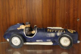 VINTAGE MODEL OF A FERRARI CAR