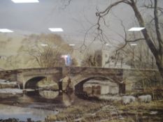 ALAN INGHAM LIMITED EDITION PRINT TOGETHER WITH A SELECTION OF ASSORTED PICTURES - ONE A/F