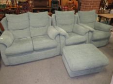A MODERN G-PLAN FOUR PIECE SUITE