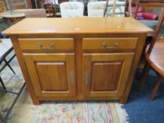 A MODERN FRENCH STYLE SIDEBOARD - W 132 cm