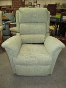 AN ELECTRIC RISE-RECLINE ARMCHAIR