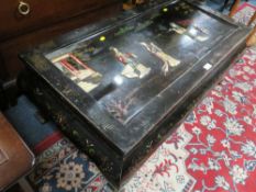 AN ORIENTAL STYLE COFFEE TABLE