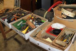 FOUR BOXES OF TOOLS