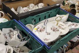THREE BOXES OF A LARGE QUANTITY OF MIDWINTER DINNER SERVICE