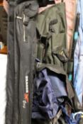 A SELECTION OF FISHING RODS