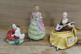 A ROYAL DOULTON FIGURE 'SYMPHONY' HN2282 TOGETHER WITH A ROYAL DOULTON FIGURINE 'HOME AGAIN ' HN2167