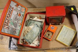 A SMALL TRAY OF VINTAGE GAMES