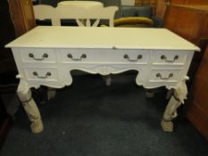 A WHITE DRESSING TABLE A/F