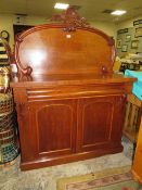 A MID VICTORIAN MAHOGANY CHIFFONIER
