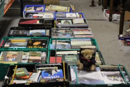 A LARGE QUANTITY OF MAINLY HARD BACK BOOKS CONSISTENTLY OF MOSTLY CITY OF LONDON AND ROYAL FAMILY