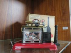 A BOXED MAMOD STEAM ENGINE SP2