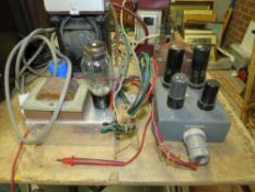 A VINTAGE BESPOKE VALVE AMPLIFIER