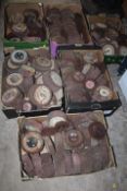 A LARGE SELECTION OF POLISHING WHEELS