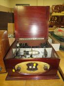 A VINTAGE THREE VALVE LOTUS RADIO