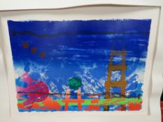 NEMESIS' PAUL BENJAMINS A LIMITED EDITION PRINT NUMBER 46/90 UNFRAMED 66 X 91 CM