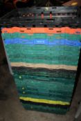 A SELECTION OF 20 STACKING BALE BAR STORAGE TRAYS