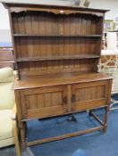 VINTAGE OAK STYLE DRESSER WIDTH 137CM