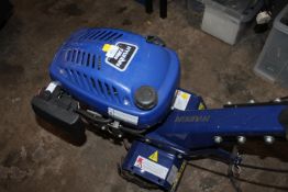 A HYUNDAI 139CC PETROL TILLER / ROTOVATOR