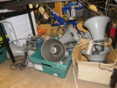 A LARGE SELECTION OF EXTERNAL HORN SPEAKERS