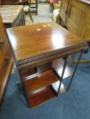 EARLY 20TH CENTURY MAHOGANY REVOLVING BOOKCASE
