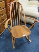 ERCOL STYLE ROCKING CHAIR