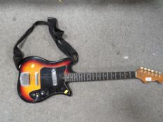A VINTAGE SINGLE COIL PICK UP ELECTRIC GUITAR