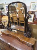 VICTORIAN WALNUT DUCHESS DRESSING TABLE MIRROR