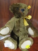 A STEIFF TEDDY BEAR WITH A GROWLER