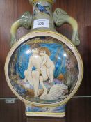 A DECORATIVE MOON FLASK