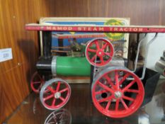 A BOXED MAMOD T.E.la STEAM TRACTION ENGINE