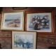 AN ASSORTED OF PICTURES PRINTS AND MIRRORS - Image 1 of 2