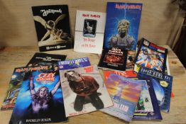 A QUANTITY IF VINTAGE PROGRAMMES TO INCLUDE WORLD CUP AND SUPER BOWL EXAMPLES TOGETHER WITH