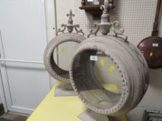 PAIR OF LARGE CANDLE LANTERNS