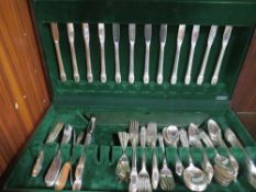 A LARGE CANTEEN OF CUTLERY (UNCHECKED)