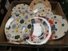 BOX OF EMMA BRIDGEWATER PLATES