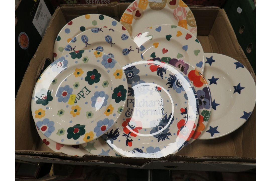 BOX OF EMMA BRIDGEWATER PLATES - Image 1 of 2