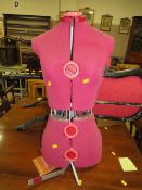 A VINTAGE DRESSMAKERS DUMMY