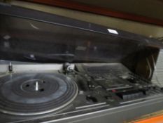 A SHARP MUSIC STEREO SYSTEM AND A SELECTION OF SPEAKERS TO INCLUDE WHARFDALE