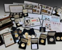 A COLLECTORS LOT OF MODERN COINAGE ETC, to include coin cover sets etc