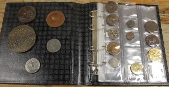 A COLLECTION OF ASSORTED WATERLOO COINS AND MEDALLIONS, to include The Bronze Imperial Medallion -