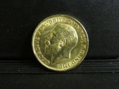 GEORGE V 1927 SOVEREIGN, Pretoria mint
