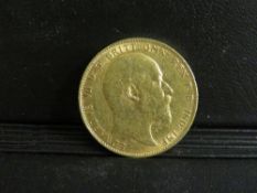 EDWARD VII 1908 SOVEREIGN