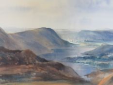 IVAN TAYLOR (1946). 'Vale of Buttermere', signed lower left, titled verso, framed and glazed, 37.5 x